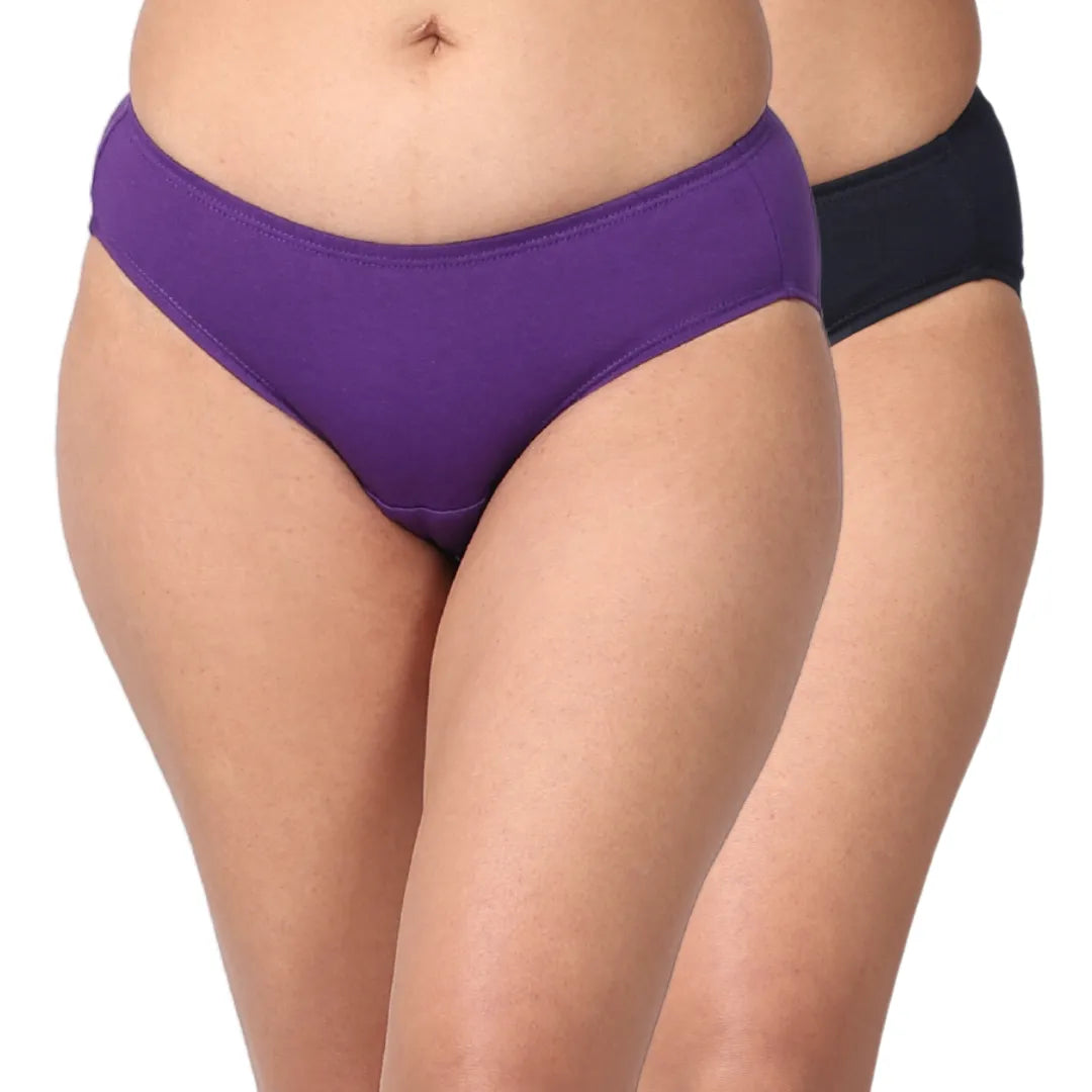 Leak Proof Underwear Magenta & Navy Blue