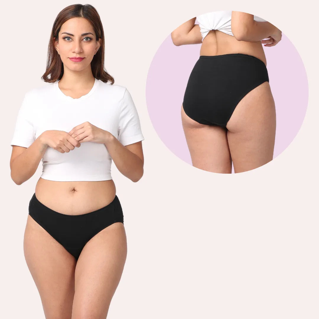 Leak Proof Underwear For Women Black Pack Of 2