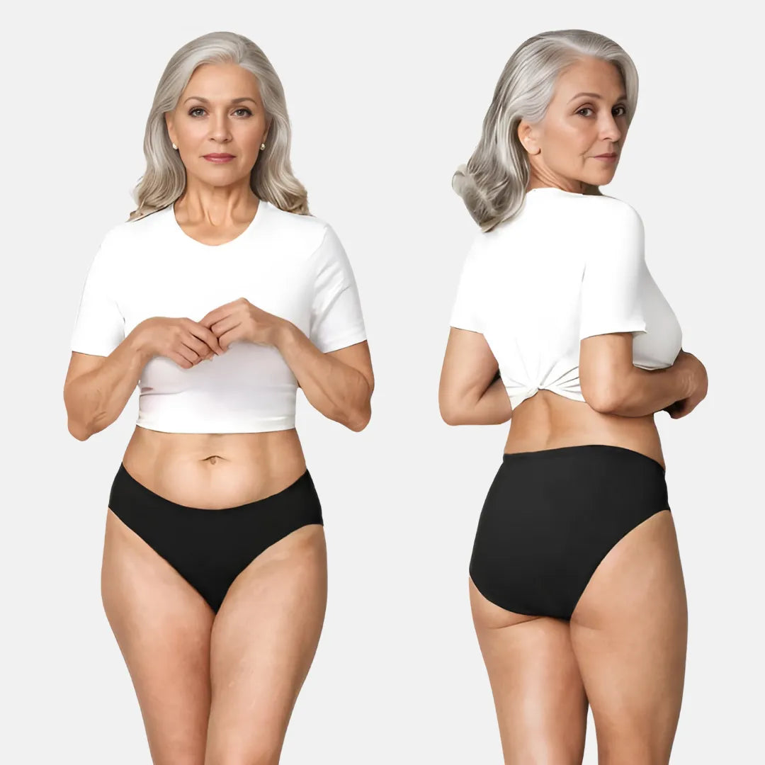 Leak Proof Panties For Elderly Women Black