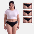 Leak Proof Panties For Urine-Black Pack Of 3