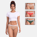 Leak Proof Underwear For Women-Skin, Light Coral & Sea Green