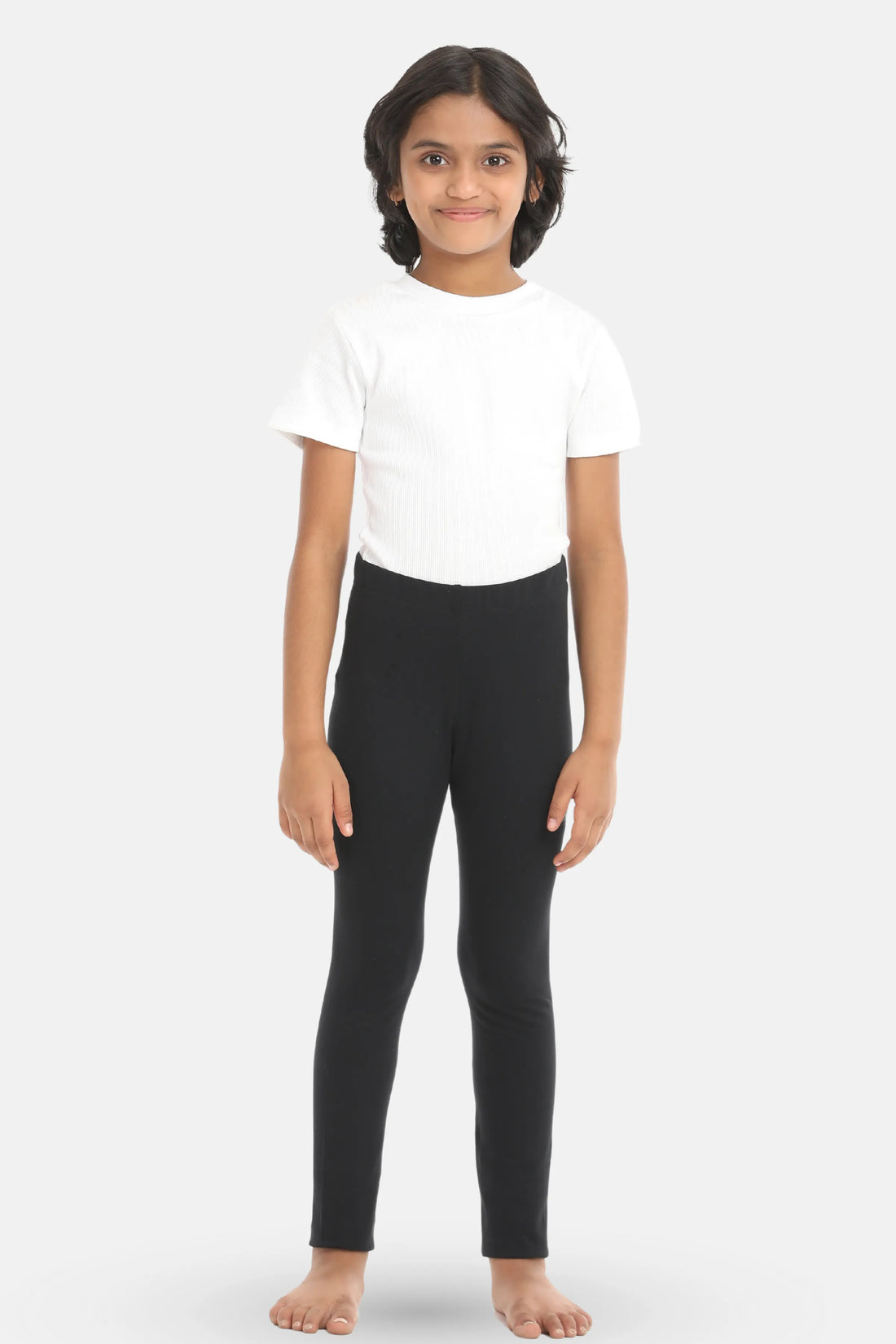 Black color leggings for girls wearing
