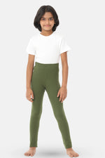 Girls' Leggings | Mid Waist | Ankle Length | Gusset Crotch Prevents Ripping | Non-See-Through | Cotton-Elastane Blend | Perfect For Every Occasion