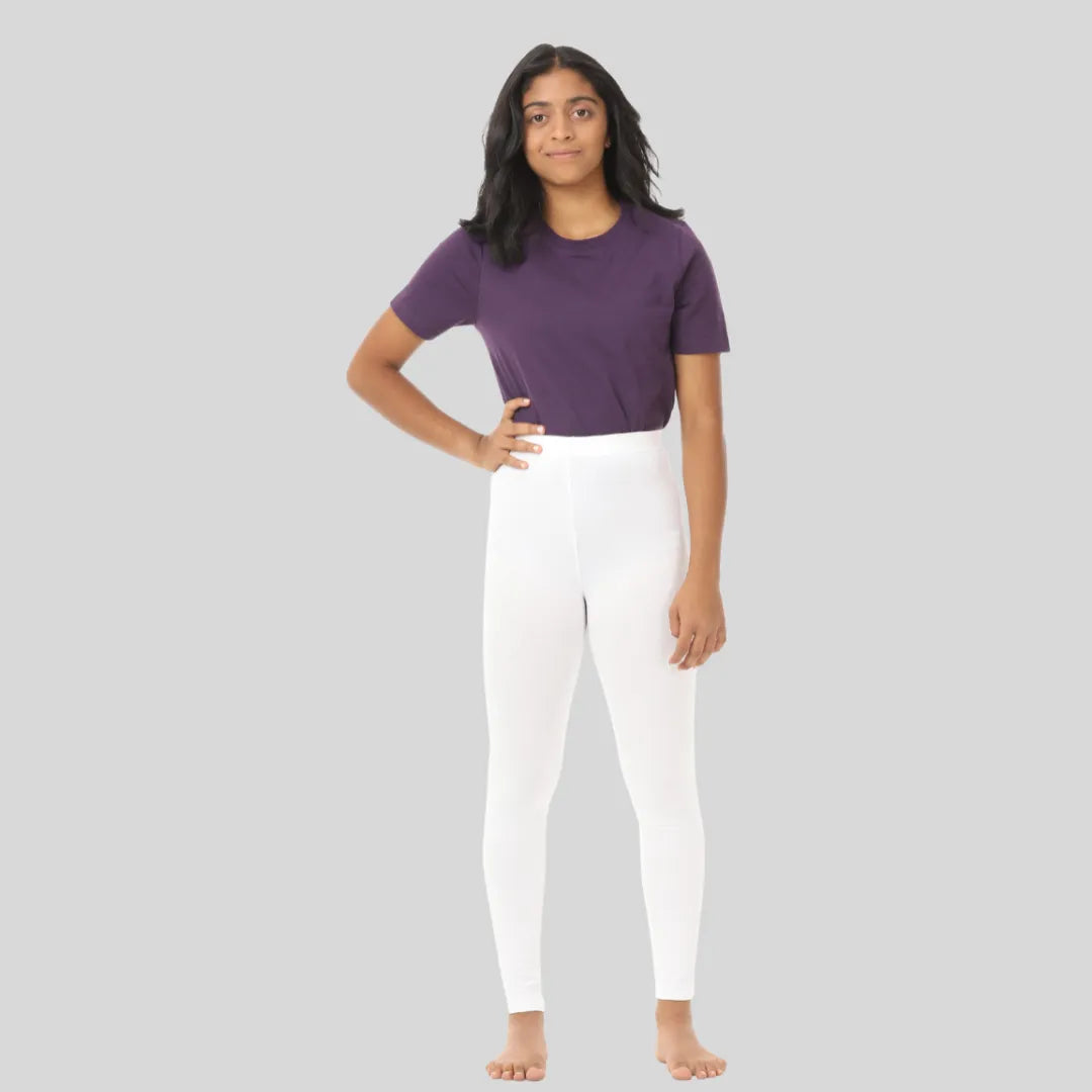 Leggings For Teenagers - White