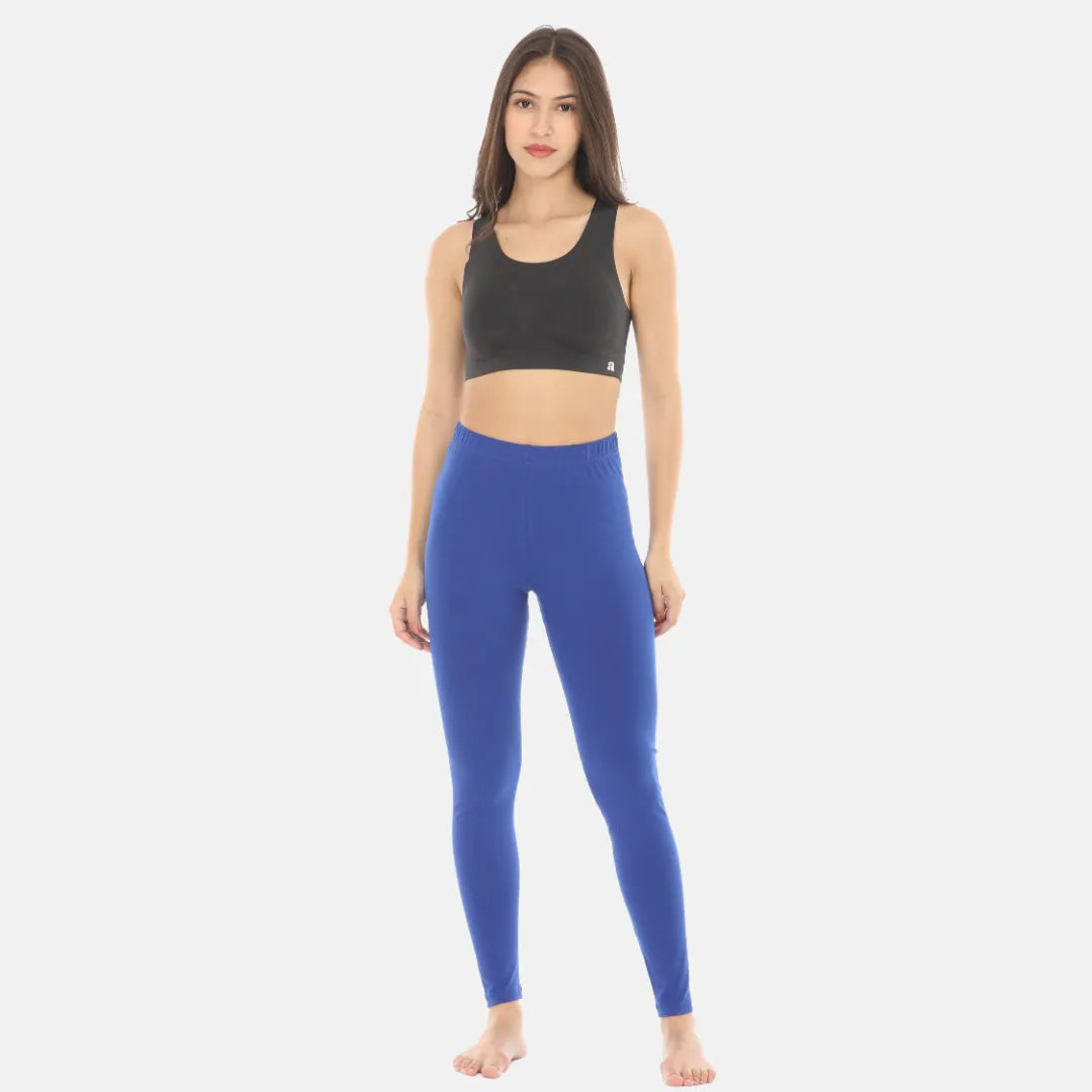 Leggings For Women Ankle Length - Royal Blue