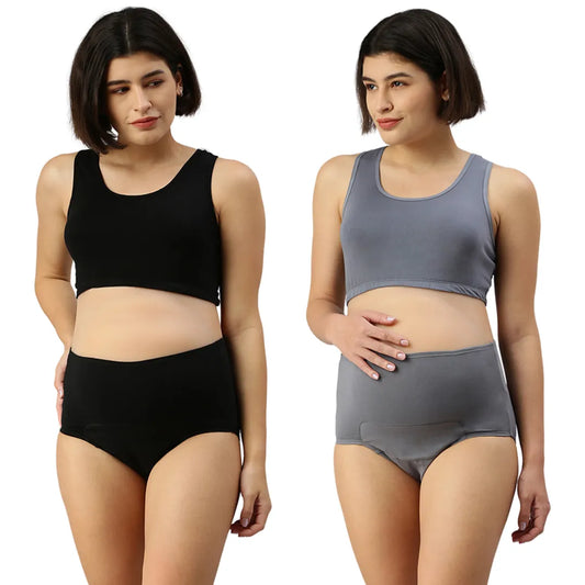 Postpartum Underwear | Leakproof Crotch | Breathable | 2-Pack