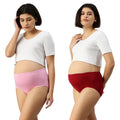 Maternity  Hygiene Panty - Light Pink, Maroon