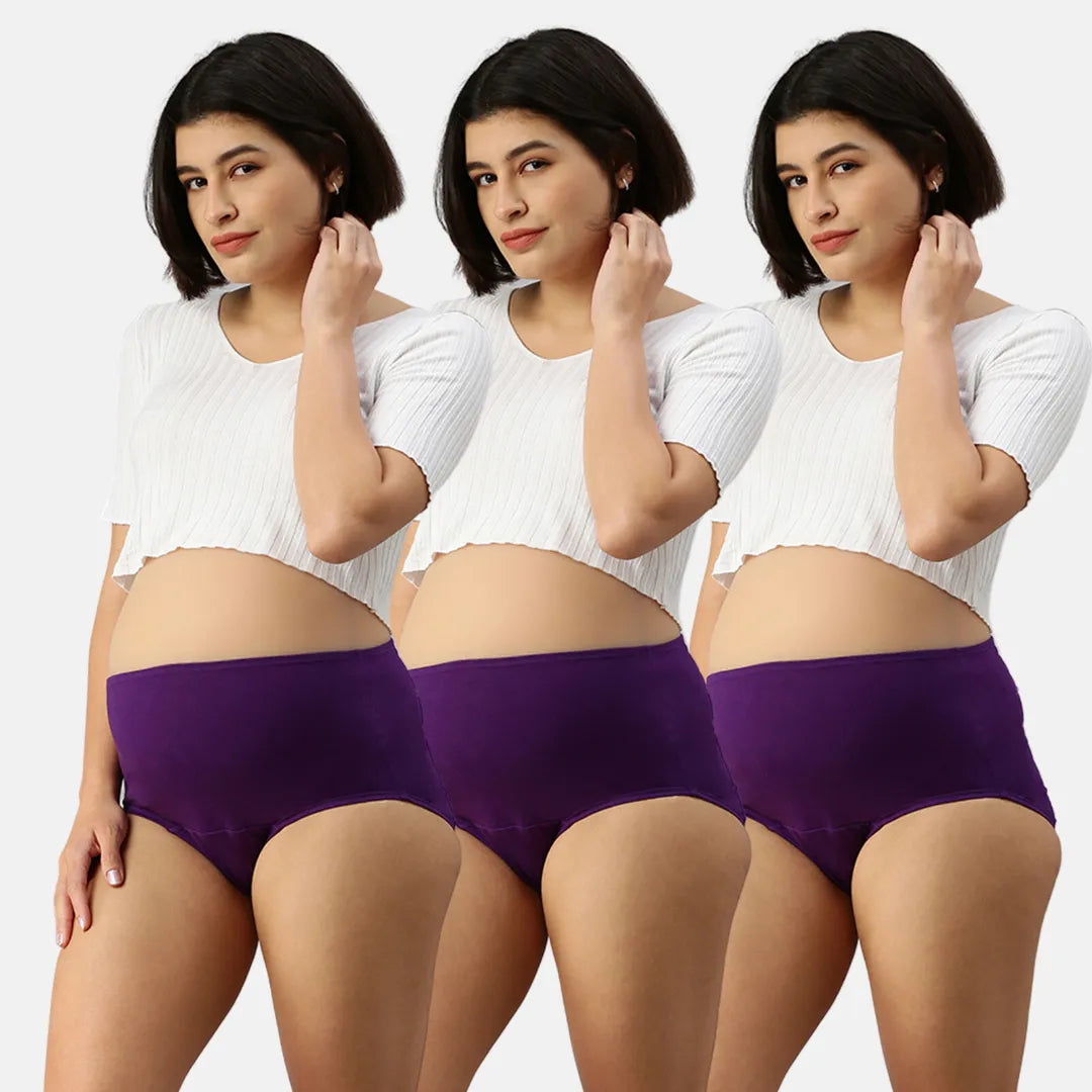 Maternity Hygiene Panty Magenta Pack Of 3