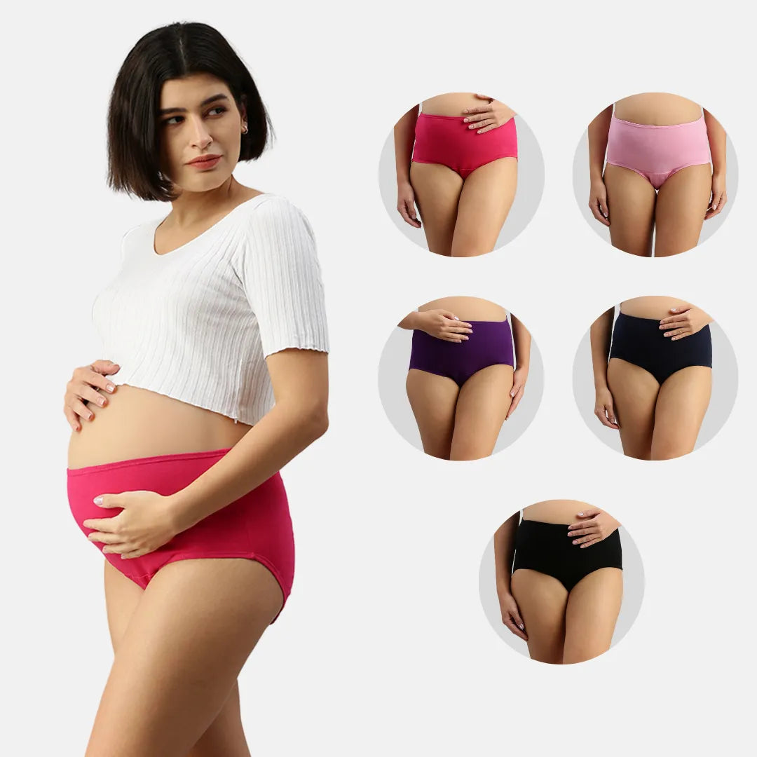 Maternity Hygiene Underwear Multi Colors Pack Of 5