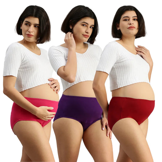 Pack Of 3 Maternity Panties