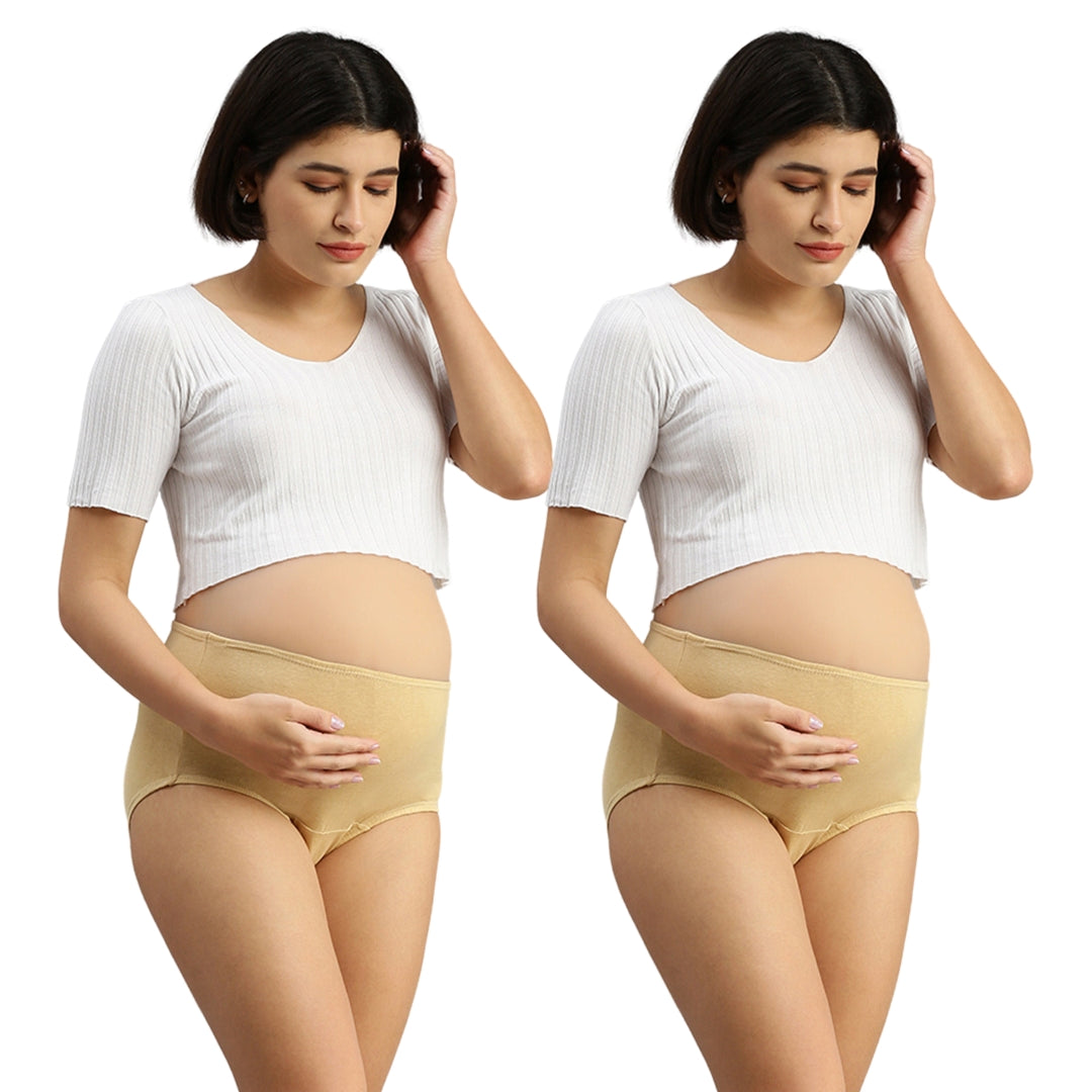 Maternity Panties For Women Skin Pack Of 2