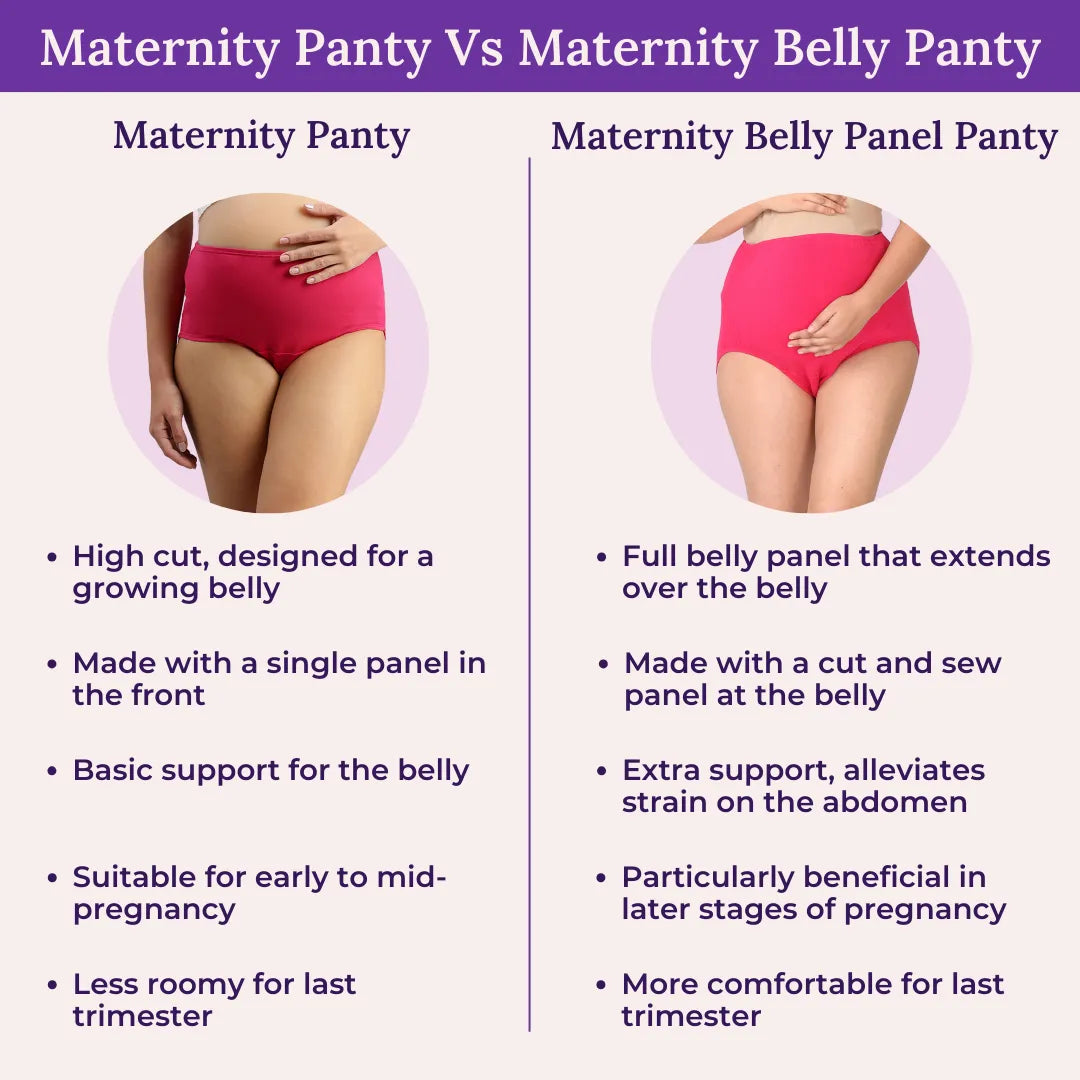 Maternity Panty Vs Maternity Belly Panty