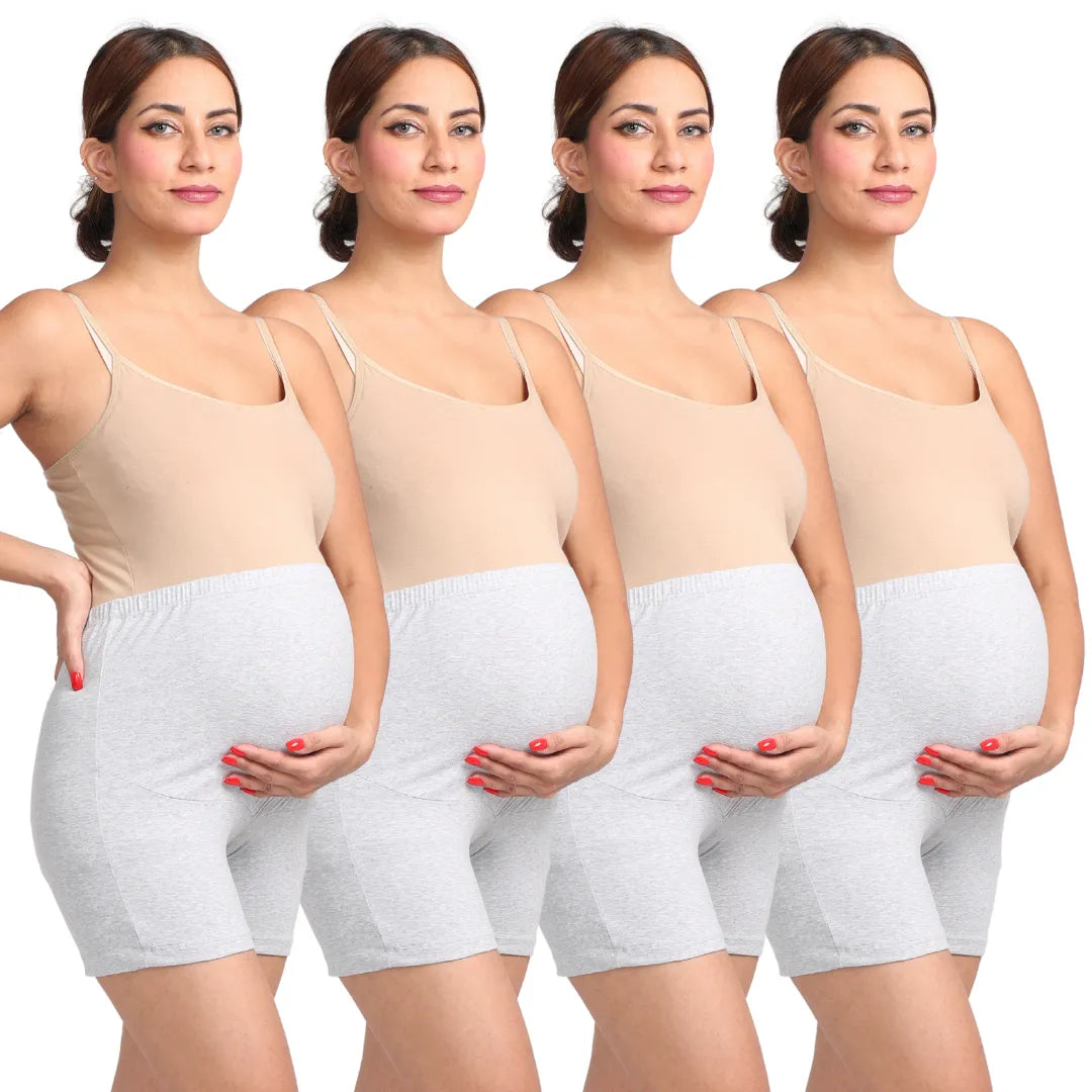 Maternity Undershorts  - Grey Pack 4