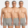 Men Wearing Incontinence Trunks Of Grey Color Pack Of 3