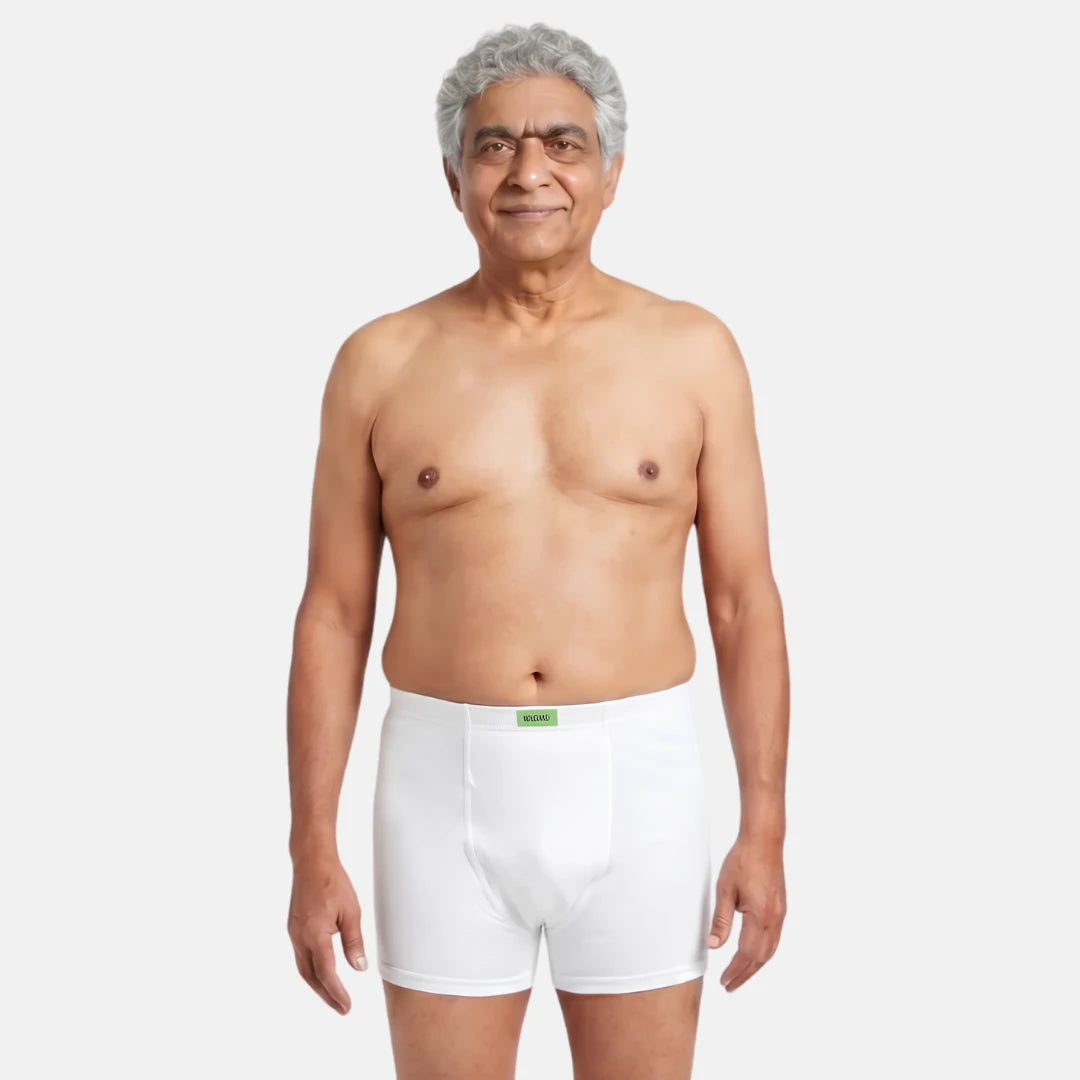Mens Wearing Cotton Incontinence Trunk