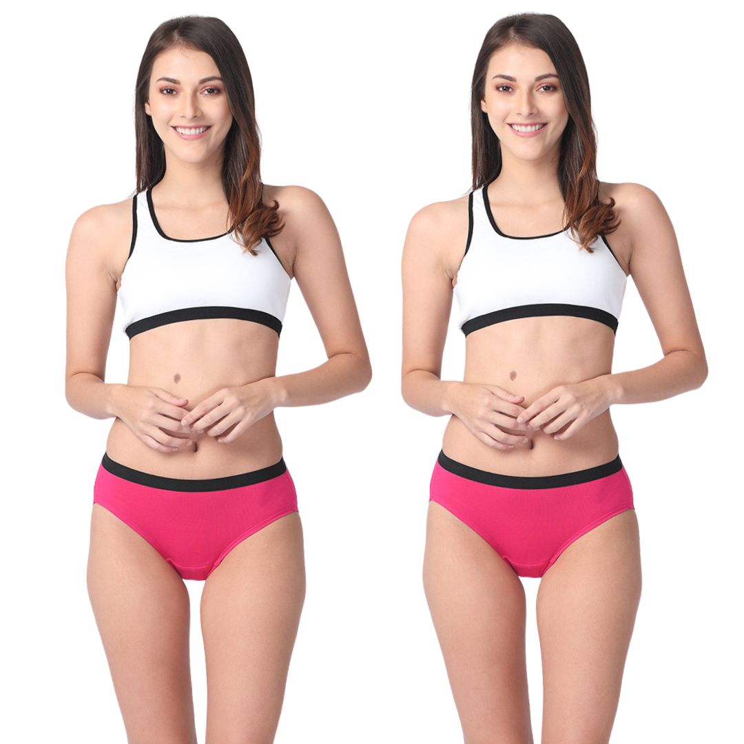 Modal Ladies Panties Dark Pink Pack Of 2