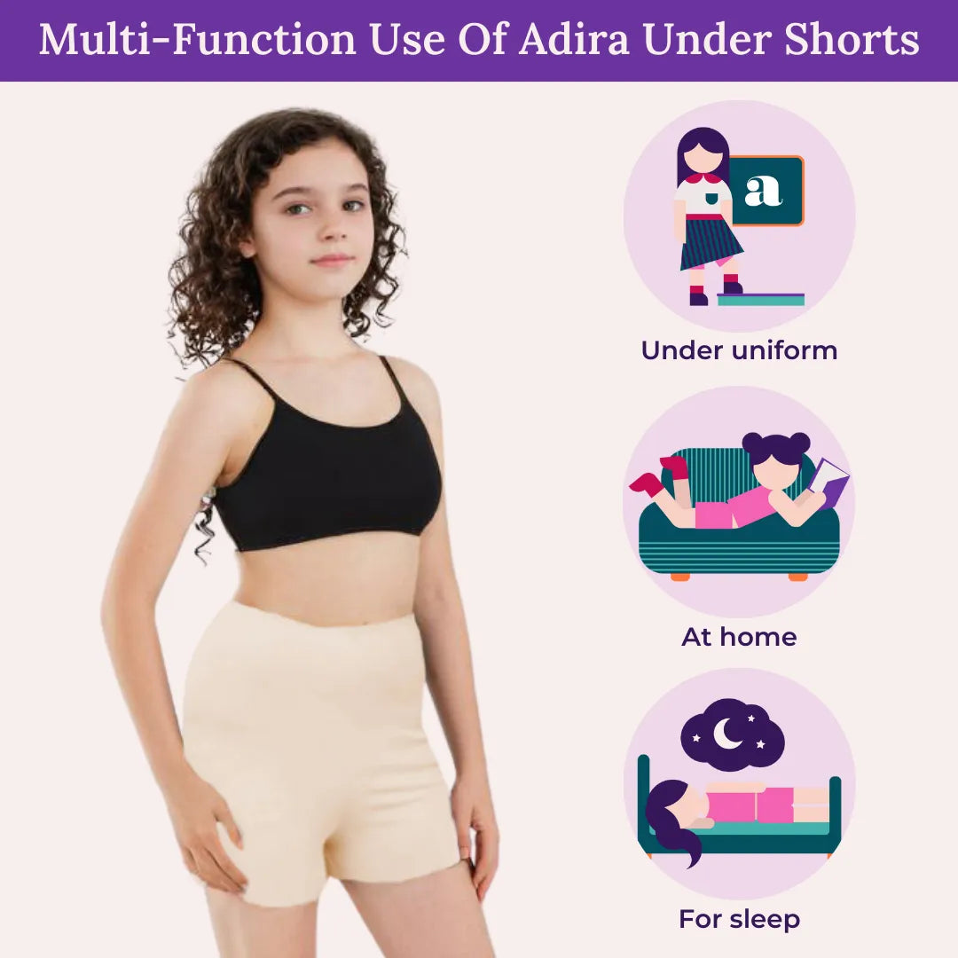 Multi-Function Use Of Teen Adira Under Shorts