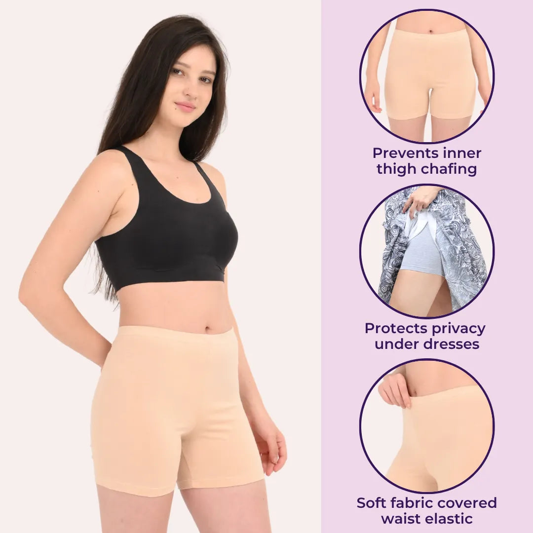 Shop Thigh Length Inner Shorts For Women Dresses Online | Adira Shop Thigh Length Inner Shorts For Women Dresses Online | Adira