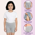 Grey color undershorts for girls