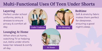 Multi-functional uses of teen under skirt shorts-Adira