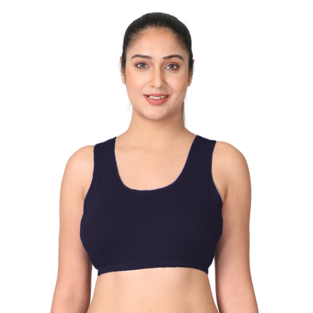 Buy Adira, Sleep Bra for Women Racer Back, Bra to Wear at Home, Non  Padded & Wireless, Work from Home Bra Without Hooks, Comfort Bra