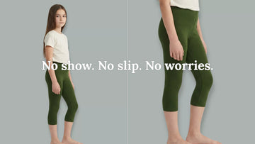 No show. No slip. No worries. Teens Cropped Leggings
