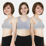 Non Padded Starter Bra Grey Pack Of 3