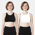 Non Padded Teen Bra Black & White