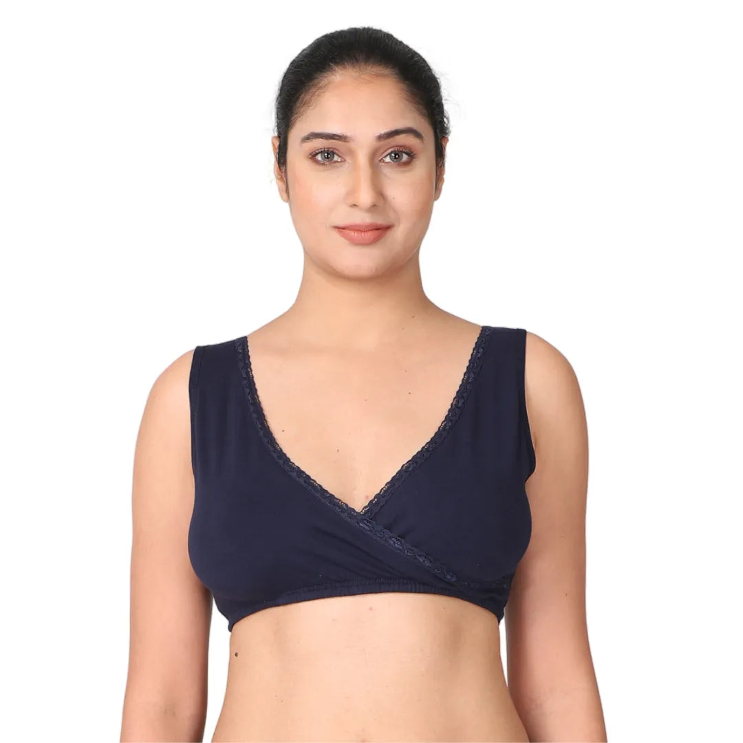 Nursing Sleep Bra Navy Blue Pack Of 1