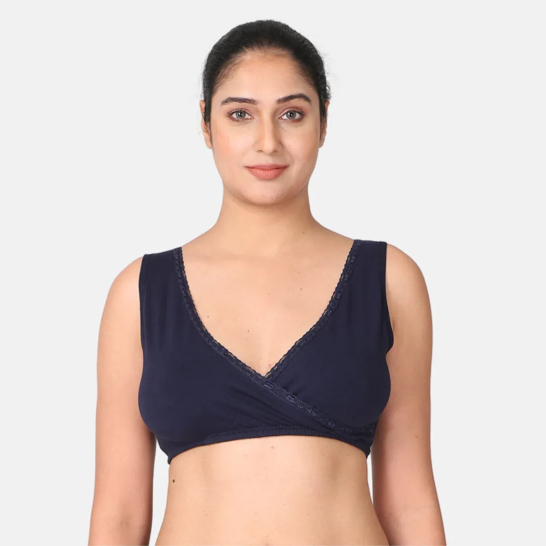 Nursing Sleep Bra Navy Blue Pack Of 1