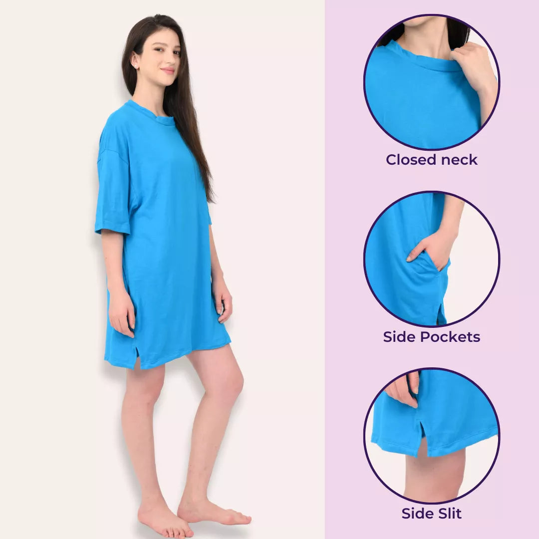 Over Sized T Shirt Candy Hearts AOP Pack Of 1