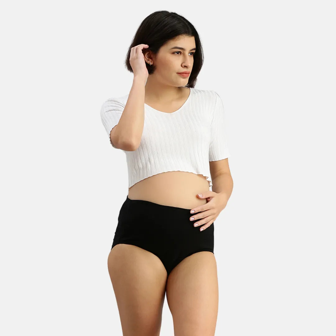 Panties For Pregnant Women Black Pack Of 1