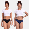 Panties For Urine Leakage-Black & Royal Blue