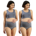 Panty During Pregnancy Steel Grey Pack Of 2