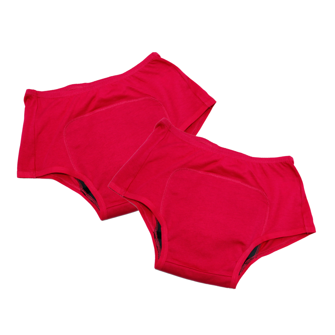 Period Panty Reusable Dark Pink Pack Of 2