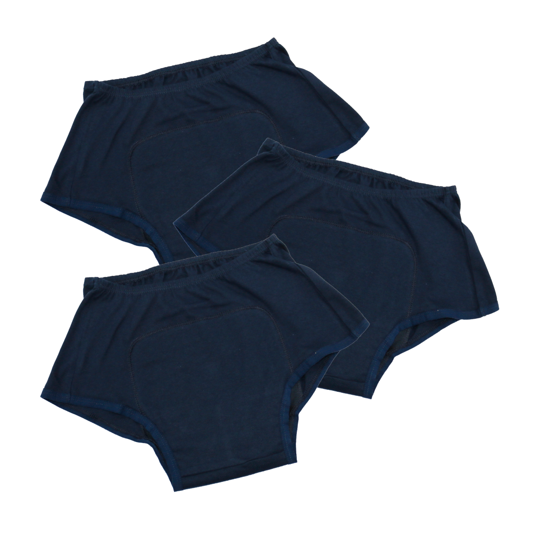 Period Panty Reusable Navy Blue Pack Of 3