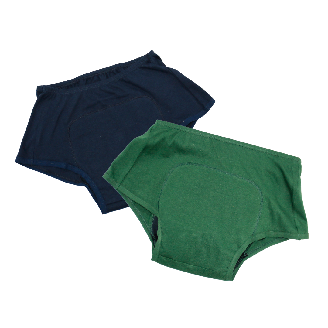 Period Panty Reusable Navy Blue & Green
