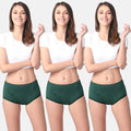 Period Panties For Heavy Flow  Green Pack Of 3