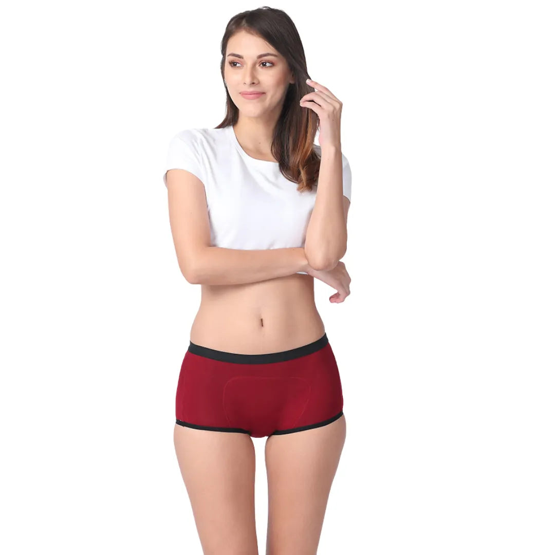 Period Panties For Heavy Flow Maroon