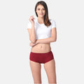 Period Panty Boxer For Women Maroon