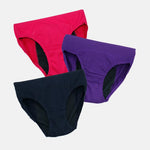 Period Panty For Teens Dark Pink, Magenta & Navy Blue