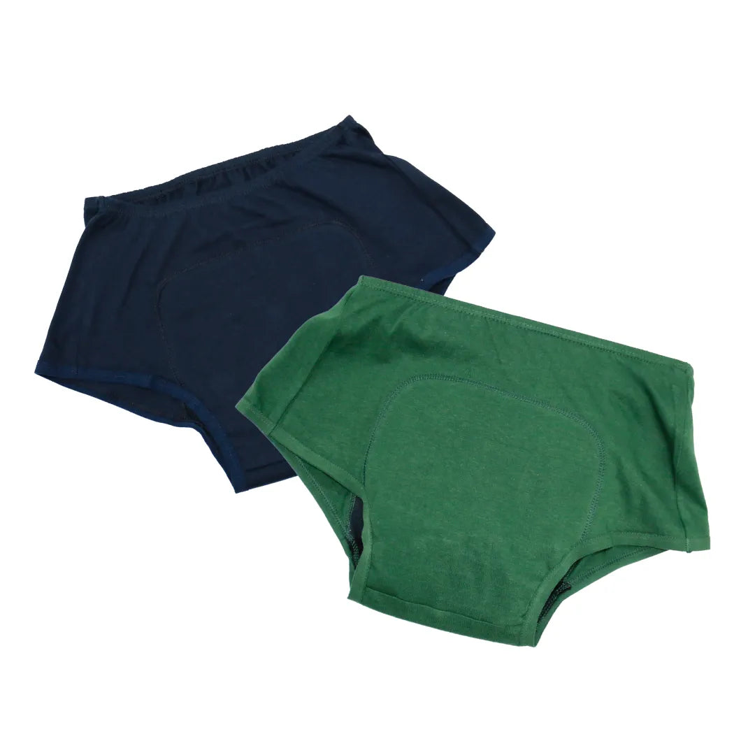 Period Panty Reusable Navy Blue Green