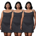 Plus Size Inner Slip For Kurtis Black Pack Of 3