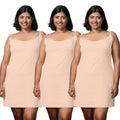 Plus Size Kurta Inner Slip Skin Pack Of 3