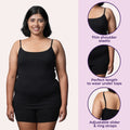 Plus Size Spaghetti Strap Camisole Features