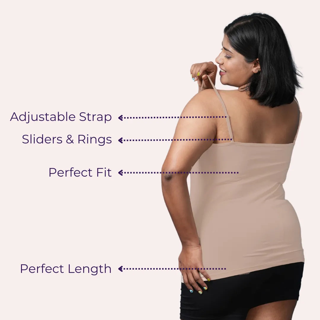 Plus Size Spaghetti Strap Camisole For Women