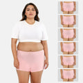 Plus Size Boyshorts For Women - Peach
