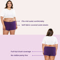 Plus Size Boyshorts _ Magenta