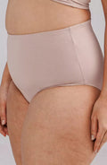 Plus Size High Waist Tummy Tucker Panties Side Image Skin