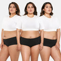 Plus Size Hipster Underwear - Black